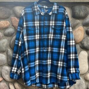 Falls Creek Plaid Flannel Shirt XXXL